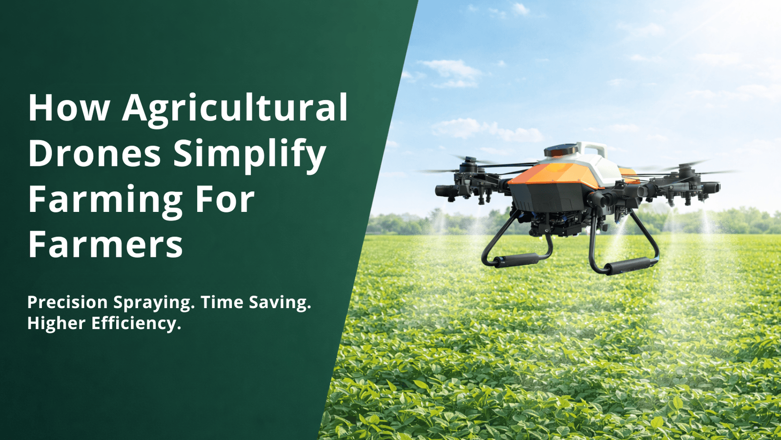 How Agricultural Drones Simplify Farming For Farmers